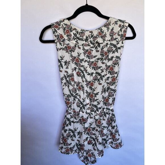 Max Studio Women’s Floral V-Neck Ruffle Sleeveless Surplice Top Tie Blouse M NWT - Picture 8 of 15